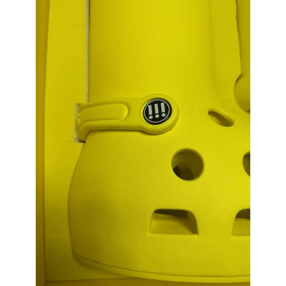 MSCHF X CROCS BIG YELLOW BOOTS CROCS SIZE 6 NEW WITH BOX